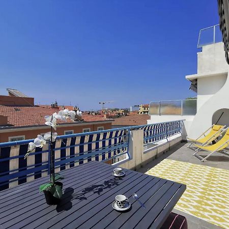 SMARTBNB - Dernier étage - Terrasse à ciel ouvert - Garibaldi Niza Exterior foto