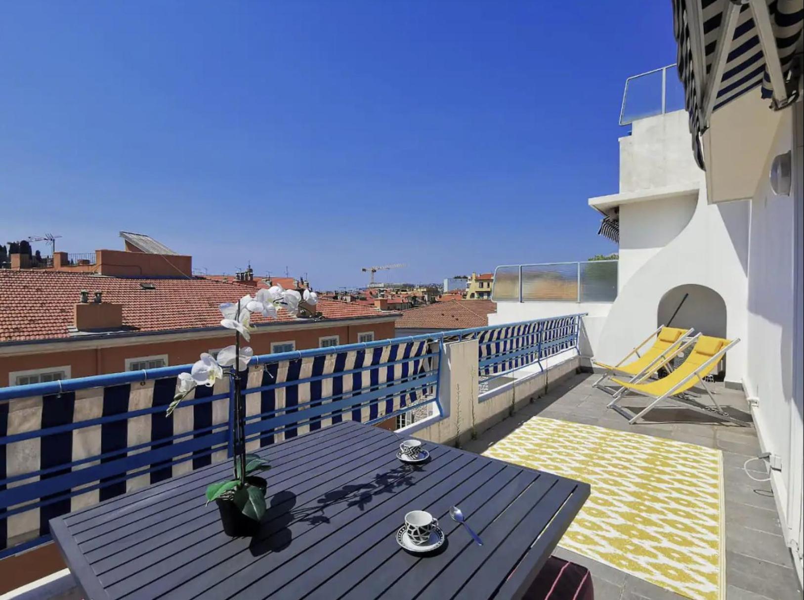 SMARTBNB - Dernier étage - Terrasse à ciel ouvert - Garibaldi Niza Exterior foto